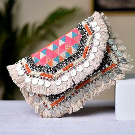 Handmade Boho Banjara Sling Bag With Coin
